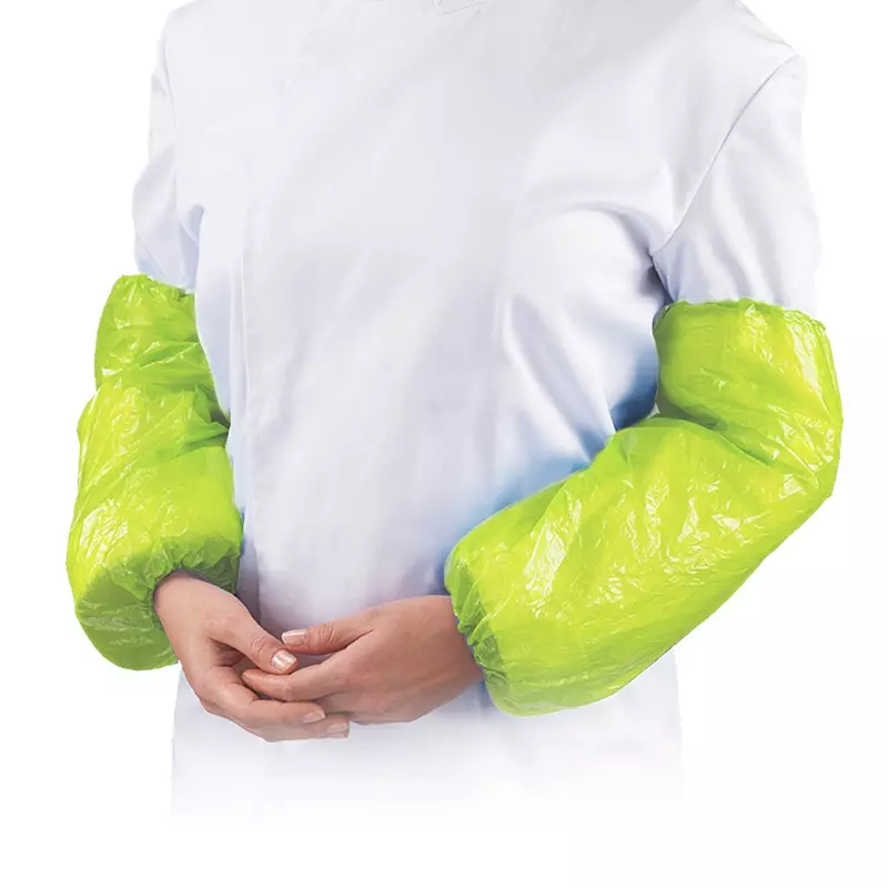 Hycare disposable overmouw 20 mu polyethyleen 40x20 cm geel